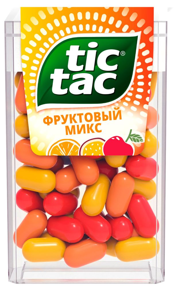 Драже освежающее Tic Tac Фруктовый микс Ирландия, 16 г