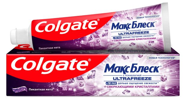 Зубная паста Colgate Макс Блеск Пикантная мята Китай, 100 мл