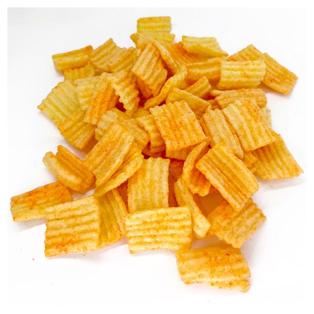 Чипсы картофельные со вкусом ребрышек барбекю вес 90₽