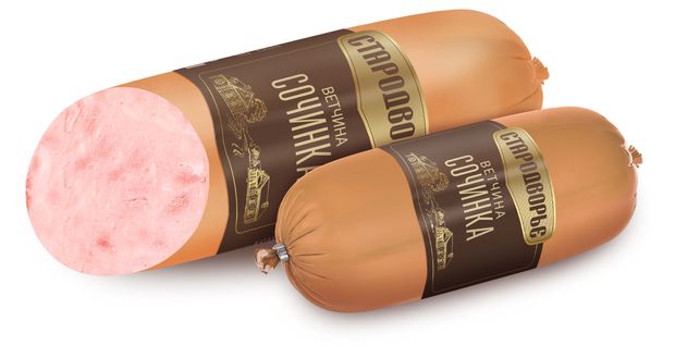 Ветчина Стародворье Сочинка с сочным окороком 135 кг 680₽