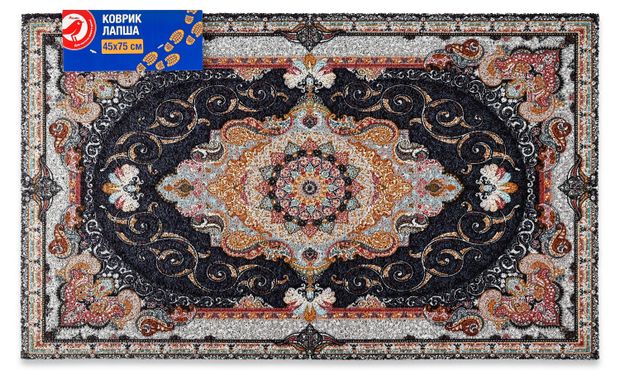 Коврик лапша АШАН Красная птица, 45х45 см