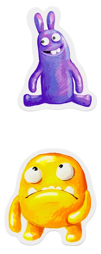 Ластик ErichKrause Jolly Friends, 1 шт в ассортименте