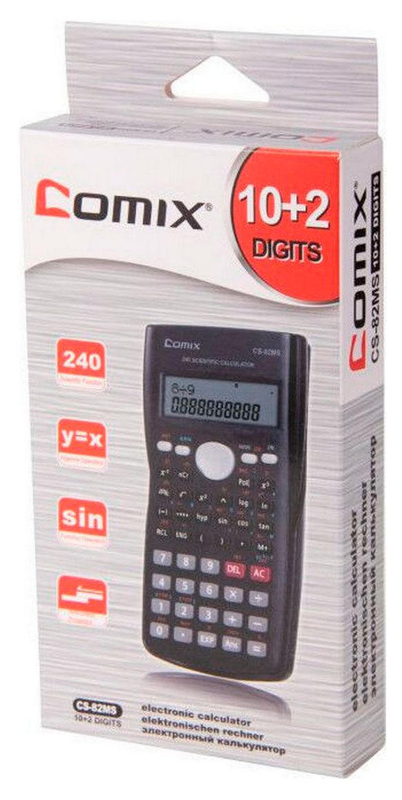 Калькулятор научный Comix 240 функций, 1 шт