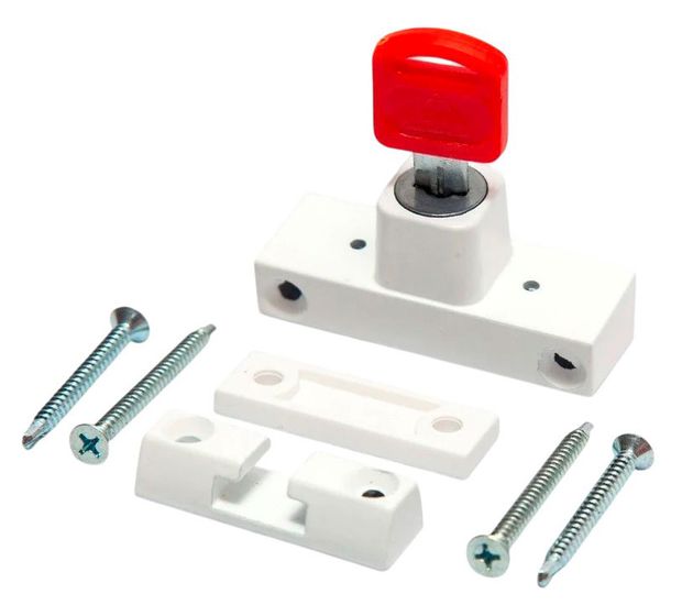 Замок-блокиратор для окна Dorf белый 1 шт 400₽