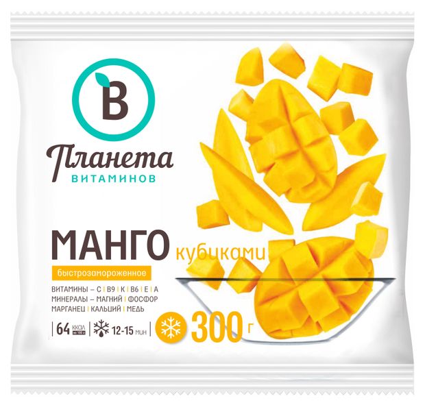 Манго Планета Витаминов замороженное 300 г 300₽