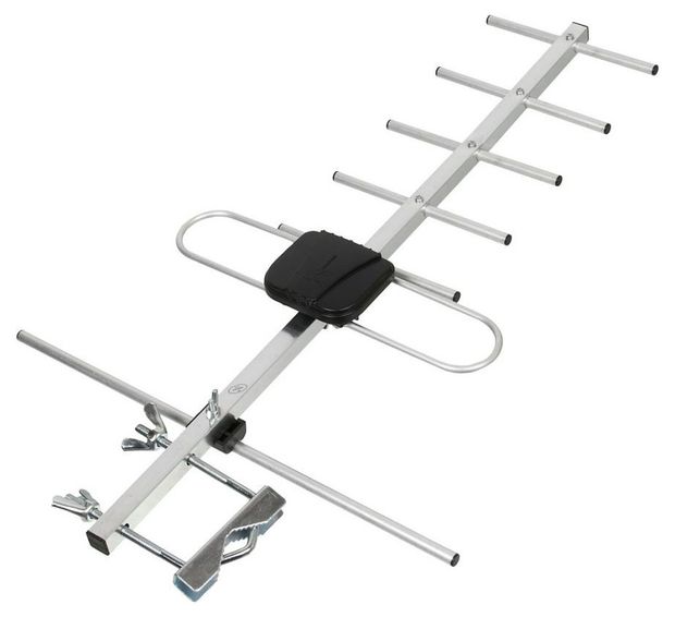 Антенна телевизионная HYUNDAI H-TAE120 11дБ пассивная серебристая 1000₽