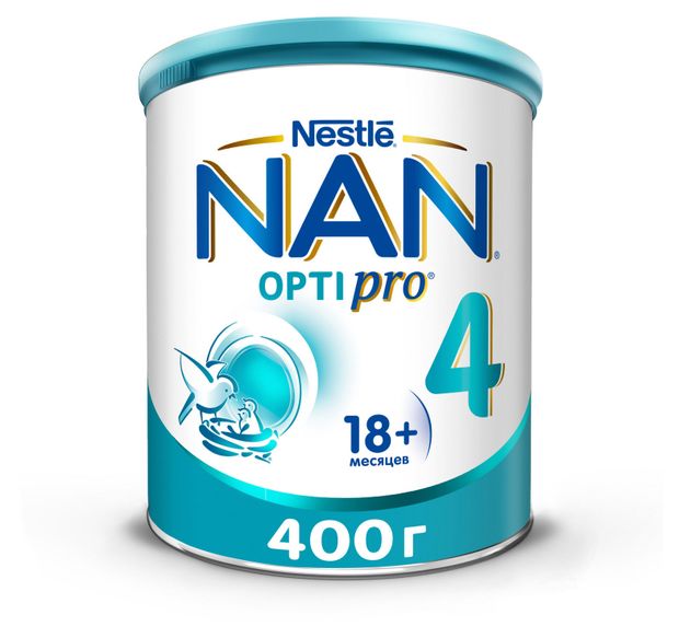 Молочко детское NAN 4 OptiPro с 18 мес 400 г 850₽