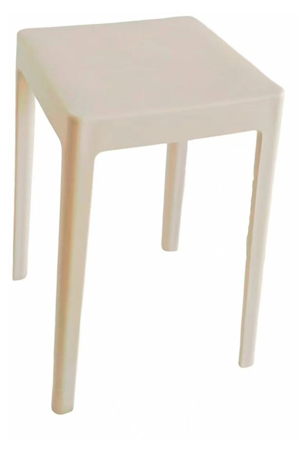 Табурет пластиковый Actuel Поль белый 29х29х45 см 1099₽