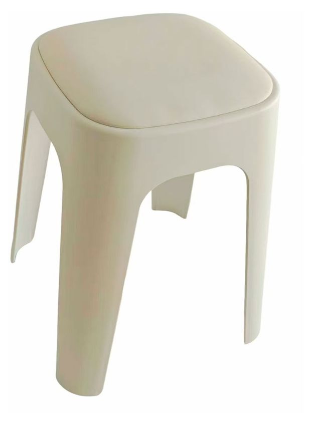 Табурет пластиковый Actuel Поль белый 37х37х48 см 1199₽