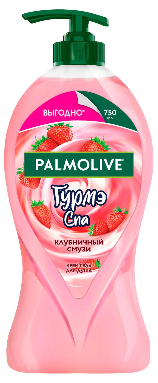 Гель для душа Palmolive Гурмэ СПА Клубничный смузи, 750 мл