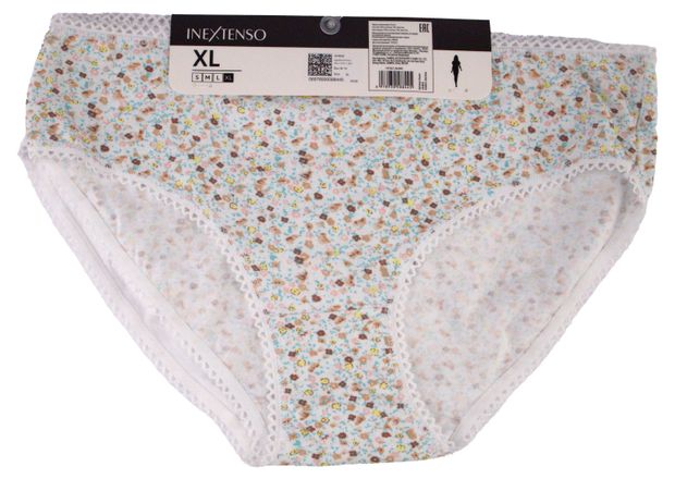 Трусы женские InExtenso слипы белые 3 шт, р S-XL