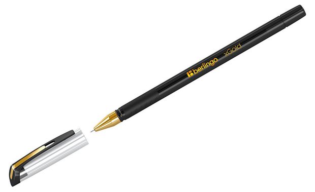 Ручка шариковая Berlingo xGold черная 07 мм 1 шт 76₽