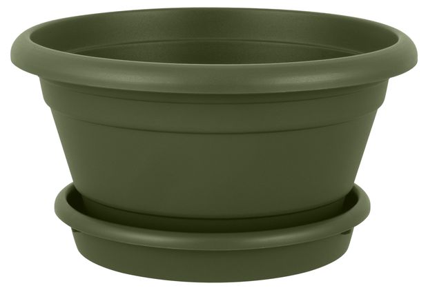 Горшок для цветов InGreen Афина цвет мох 17х9 см, 1 л