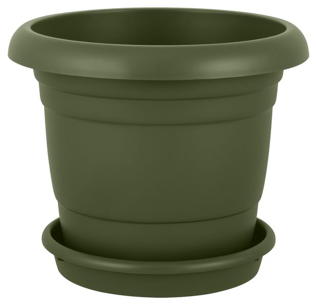 Горшок для цветов InGreen Афина цвет мох 17х14 см, 1,7 л