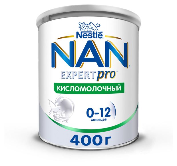 Смесь молочная NAN Кисломолочный с рождения 400 г 1150₽