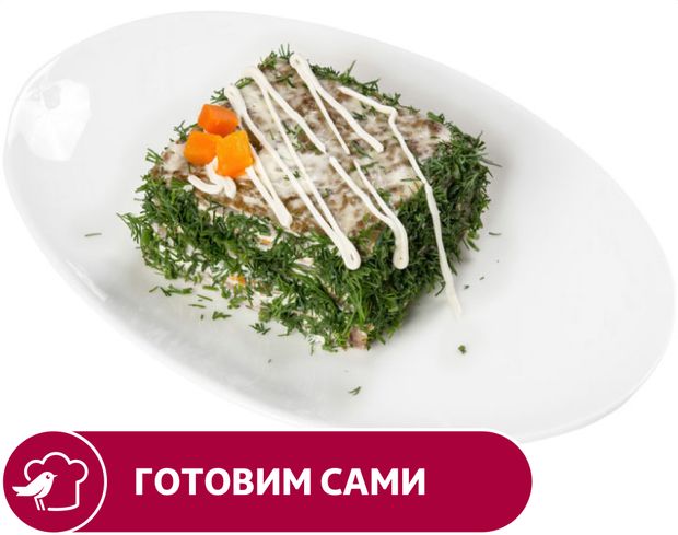 Торт АШАН печеночный вес 56₽