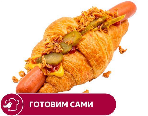 Круассан-дог АШАН, 1 шт