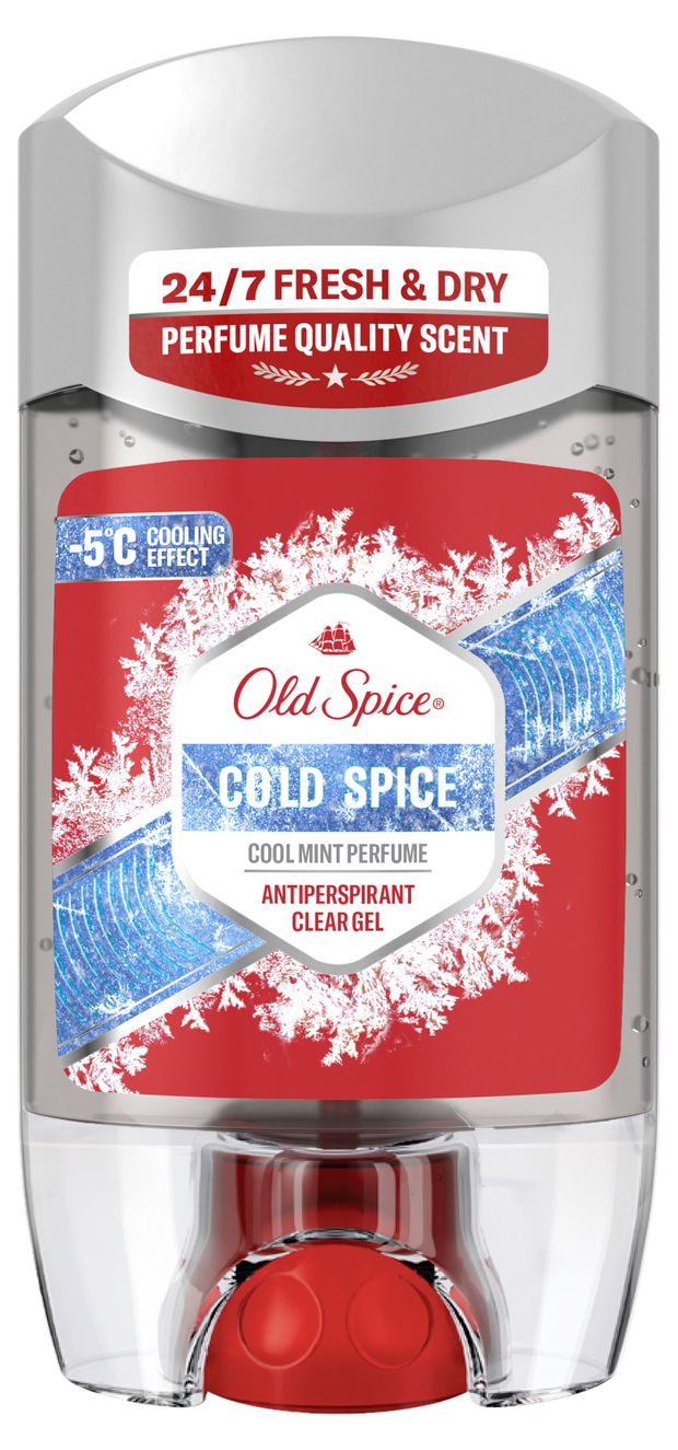 Антиперспирант гелевый Old Spice Cold Spice Морозная мята 70 мл 640₽