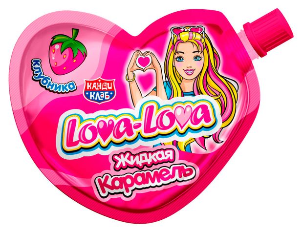 Карамель жидкая Канди клаб Lova-Lova, 20 г 1 шт в ассортименте