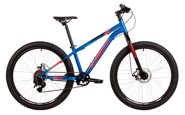фото Велосипед горный foxx aztec jr синий, колеса 24"