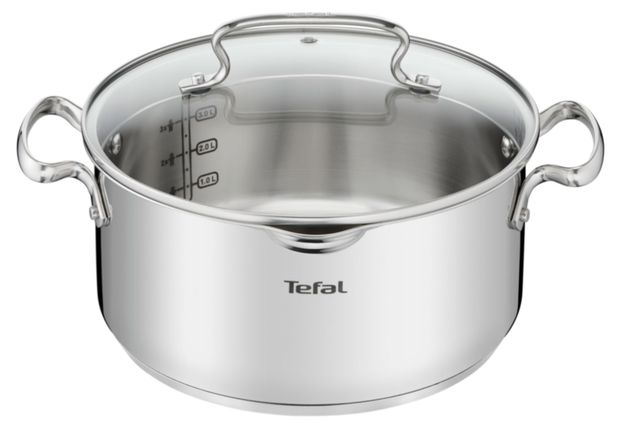 Кастрюля Tefal Duetto+ с крышкой 24 см, 5 л