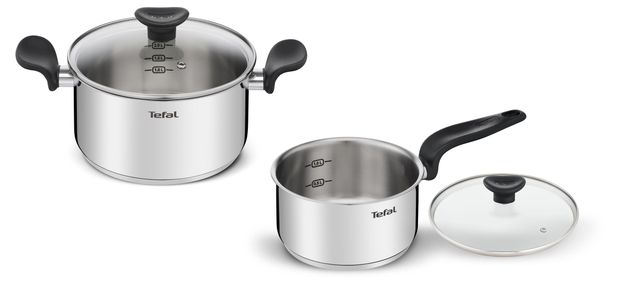 Набор Tefal Primary Ковш с крышкой 1,5 л + Кастрюля с крышкой 3 л