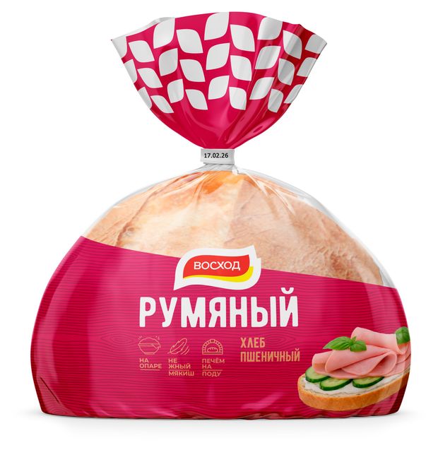 Хлеб пшеничный Восход Румяный нарезка, 250 г
