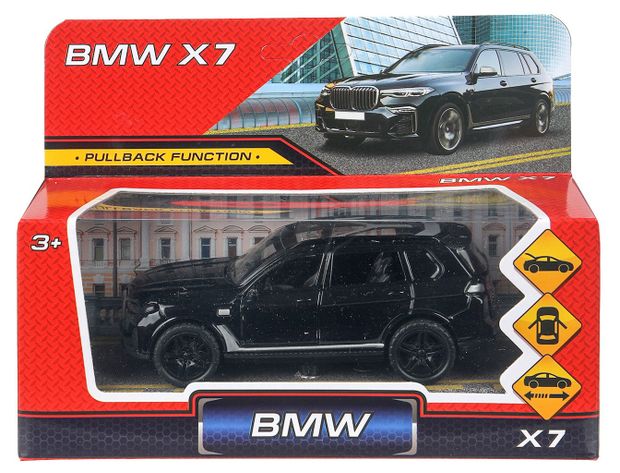 Машинка инерционная Технопарк BMW X7, 12 см