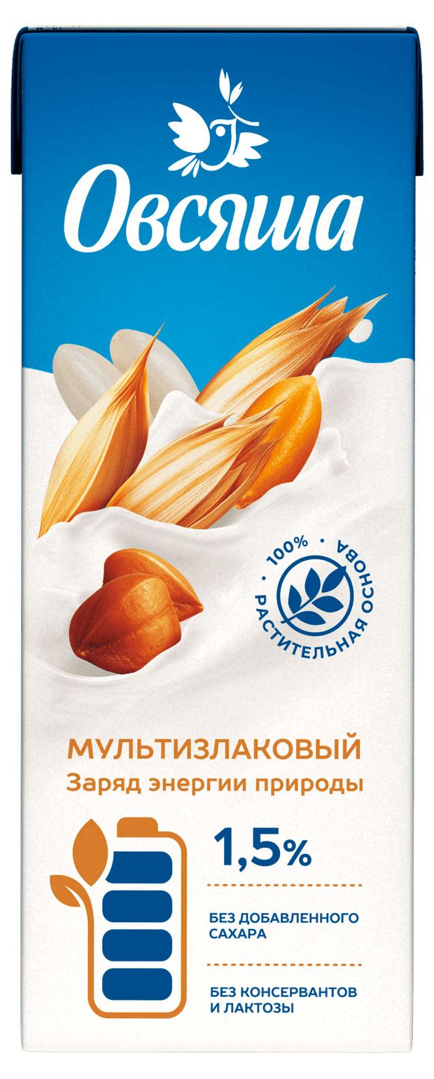 Напиток мультизлаковый Овсяша без добавленног...
