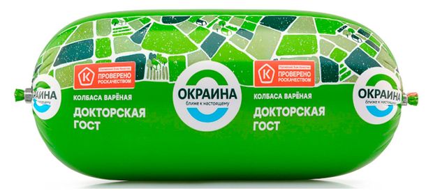 Колбаса вареная Окраина Докторская ГОСТ 400 г 400₽