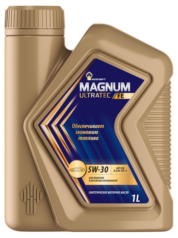 Масло моторное синтетическое Rosneft Magnum Ultratec 5W-30, 1 л