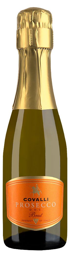Игристое вино Cavalli Prosecco белое брют Италия, 0,2 л