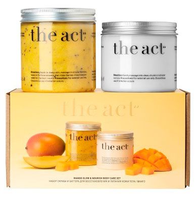 Набор The Act скраб и баттер с манго, 480 г