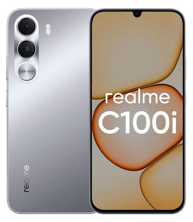 Смартфон Realme C100i 4/128GB серебристый