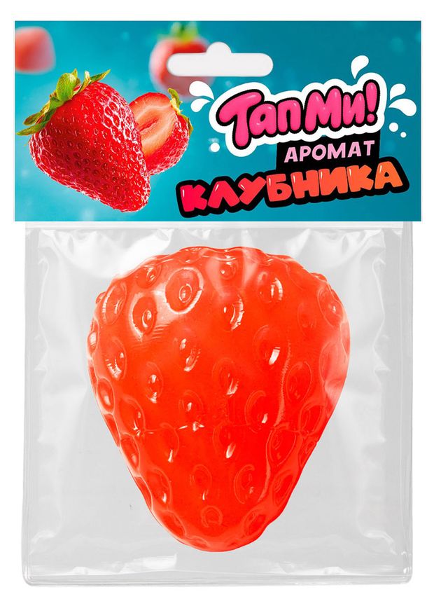 Сквиш ТапМи Клубника красная, 1 шт