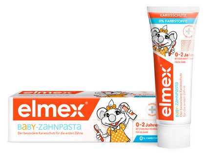 Зубная паста для детей Elmex 0-2 года Италия, 50 мл