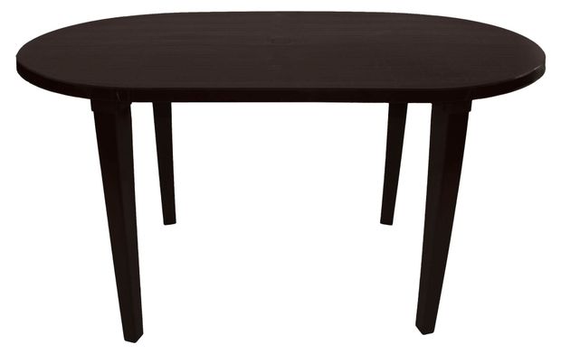 Стол садовый Garden Star пластиковый овальный коричневый, 140х80х71 см