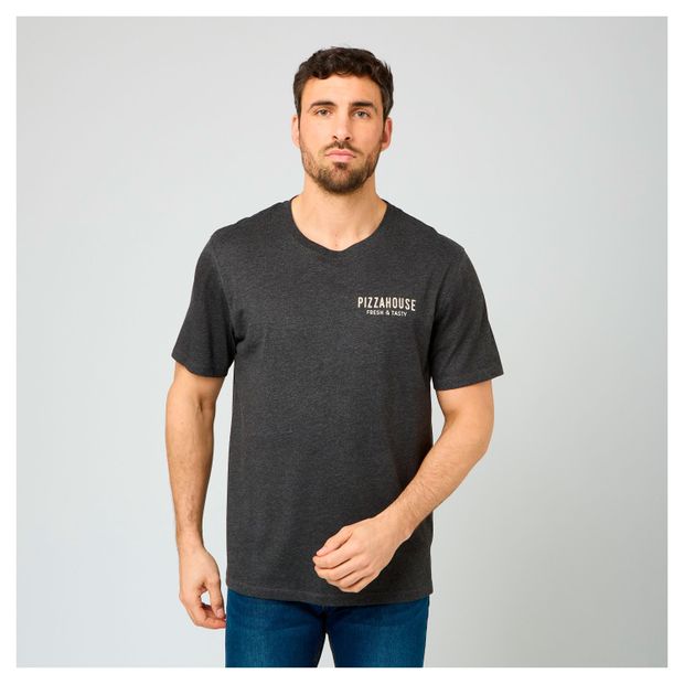 Футболка мужская InExtenso с коротким рукавом темно-серая, р.S-XXL