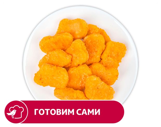 Наггетсы куриные АШАН в темпуре, вес