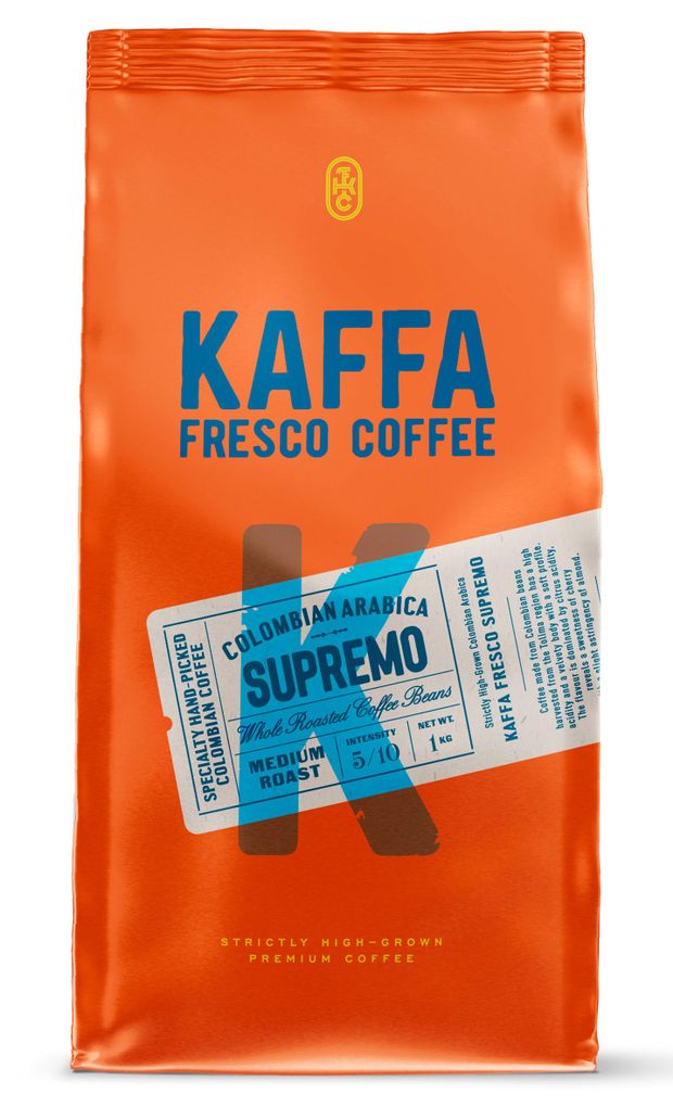Кофе в зернах Kaffa Fresco Supremo арабика, 1 кг