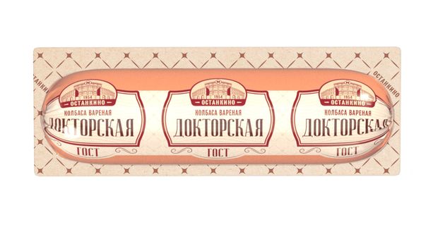Колбаса вареная Останкино Докторская, вес