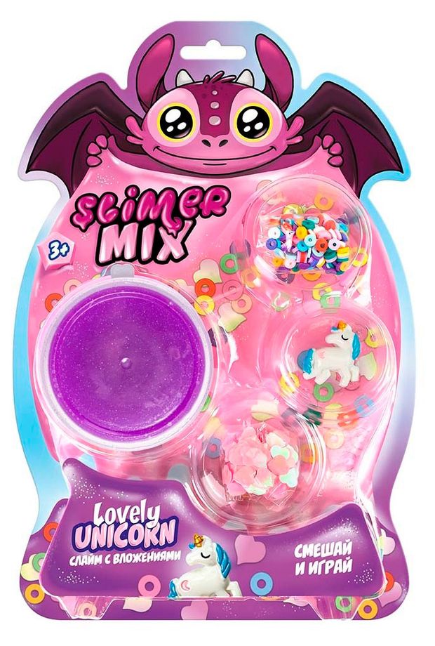 фото Слайм slimer lovely unicorn, 80 г