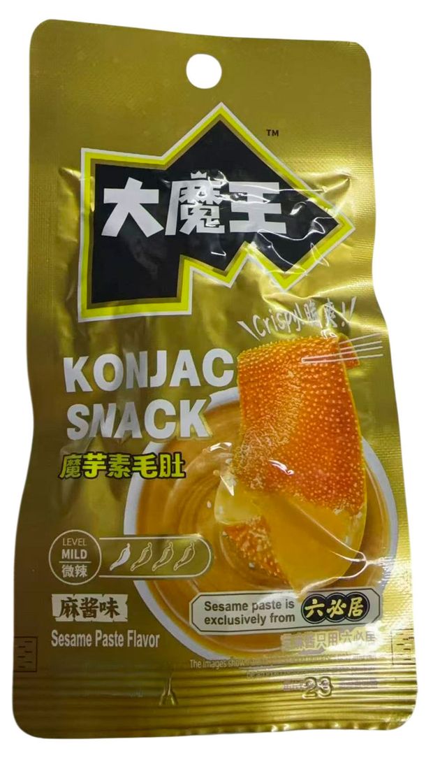 Снеки Mowon Лятао из конжака с кунжутной пастой, 18 г