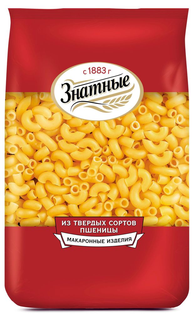 Макаронные изделия Знатные Рожки особые 42, 400 г