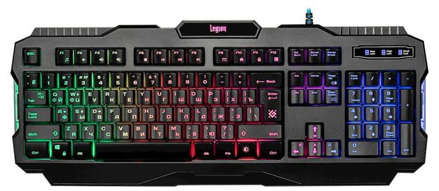 Клавиатура проводная Defender GK-010DL Legion