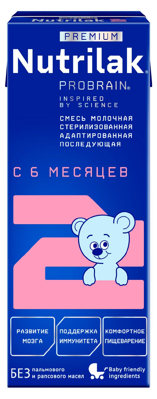Смесь молочная Nutrilak Premium готовая с 6 мес., 200 мл