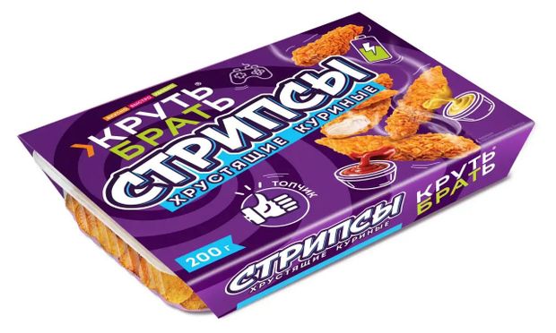 Стрипсы куриные Круть!Брать! хрустящие, 200 г