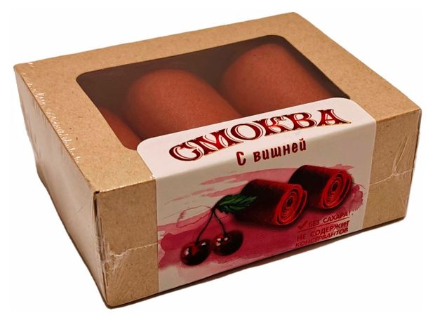 Смоква Белевская с вишней без сахара, 50 г