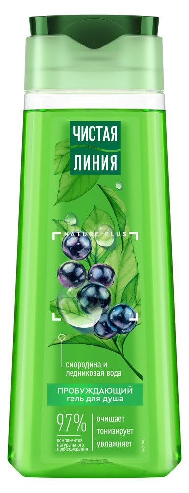 Гель для душа Чистая Линия мята сок алоэ, 250 мл
