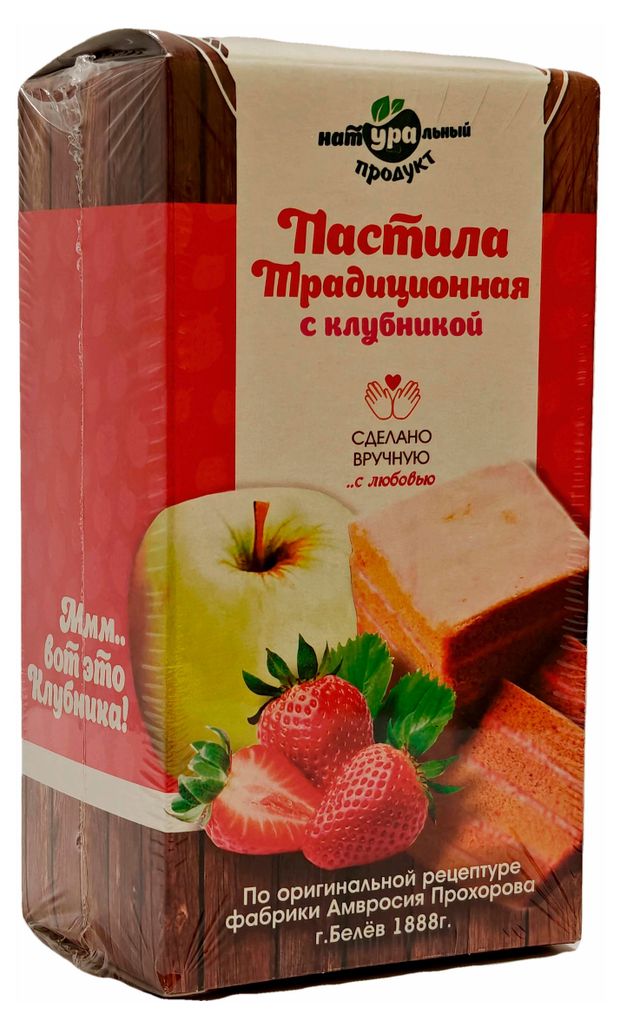 Пастила Белевская с клубникой, 100 г